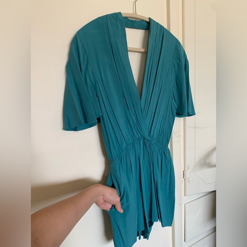 Lovers + Friends Romper | S | Teal